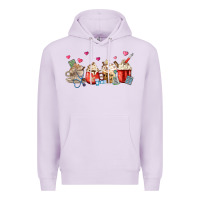 Lilac Nurse Coffee Cups Premium Hoodie - MaliasSmallBusiness