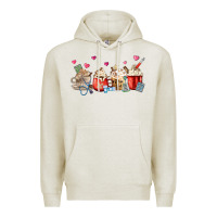 Oatmeal Heather Nurse Coffee Cups Premium Hoodie - MaliasSmallBusiness