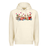 Sandshell Nurse Coffee Cups Premium Hoodie - MaliasSmallBusiness