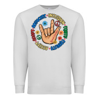 Dove Grey advocate inclusion equity equality accept adapt Premium Sweatshirt - MaliasSmallBusiness