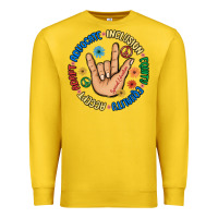 Lemon advocate inclusion equity equality accept adapt Premium Sweatshirt - MaliasSmallBusiness