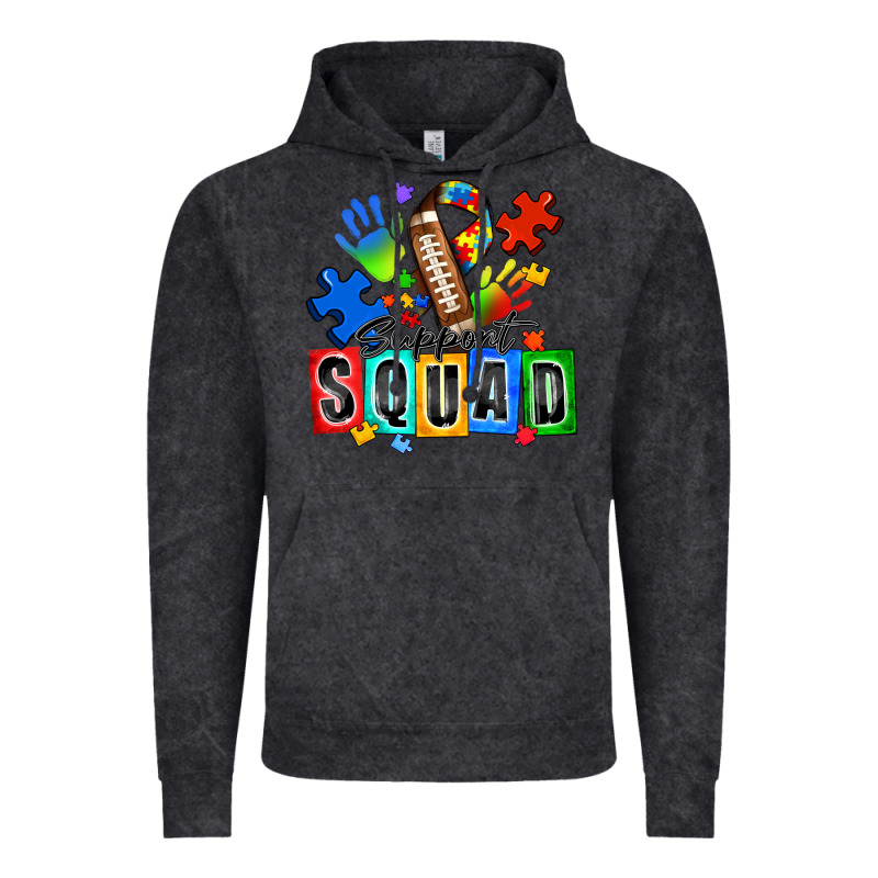 American Football Support Squad Autism Vintage Hoodie by Zillion Design Studio | Teevron