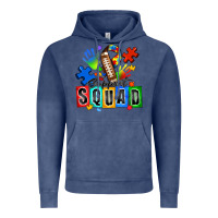 Vintage Denim american football support squad autism Vintage Hoodie - Zillion Design Studio