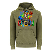 Vintage Olive american football support squad autism Vintage Hoodie - Zillion Design Studio