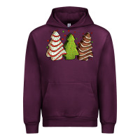 Mauve Wine Christmas cakes Urban Hoodie - Jasminsmagicworld