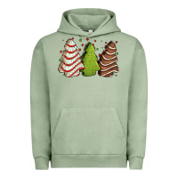 Pigment Oil Green Christmas cakes Urban Hoodie - Jasminsmagicworld