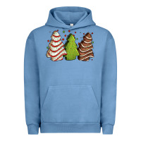 Pigment Pebble Blue Christmas cakes Urban Hoodie - Jasminsmagicworld