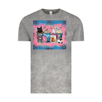 Cloud Rock cat coffee cups Vintage Tee - Zillion Design Studio