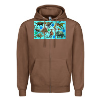 Chestnut dinosaurs sippy cup Zipper Hoodie - Artiststas