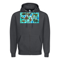 Smoke dinosaurs sippy cup Zipper Hoodie - Artiststas