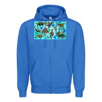 True Royal dinosaurs sippy cup Zipper Hoodie - Artiststas