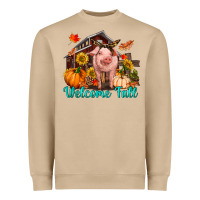 Mushroom Welcome fall pig Heavyweight Sweatshirt - RanaPortraitStore