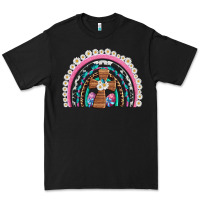 Black easter cross daisy egg rainbow Premium Tee - Artiststas