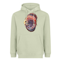 Matcha Discus Fish Heavyweight Hoodie - LillyAllenDesigns