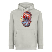 Moon Dust Discus Fish Heavyweight Hoodie - LillyAllenDesigns