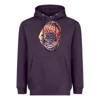 Plum Discus Fish Heavyweight Hoodie - LillyAllenDesigns