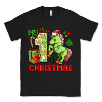 Black my first christmas unicorn Classic Tee - FaDigitalArtStudio