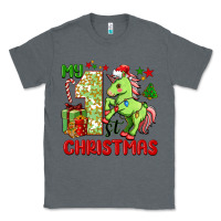 Charcoal Heather my first christmas unicorn Classic Tee - FaDigitalArtStudio