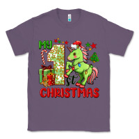 Lavender my first christmas unicorn Classic Tee - FaDigitalArtStudio