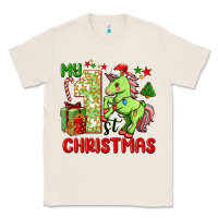 Natural my first christmas unicorn Classic Tee - FaDigitalArtStudio