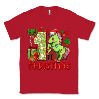 Red my first christmas unicorn Classic Tee - FaDigitalArtStudio