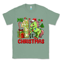 Sage my first christmas unicorn Classic Tee - FaDigitalArtStudio