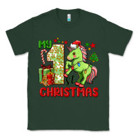 Sports Green my first christmas unicorn Classic Tee - FaDigitalArtStudio
