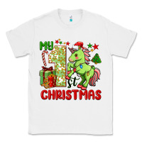 White my first christmas unicorn Classic Tee - FaDigitalArtStudio