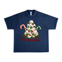 Navy merry christmas baseball Urban Heavy Tee - RanaPortraitStore