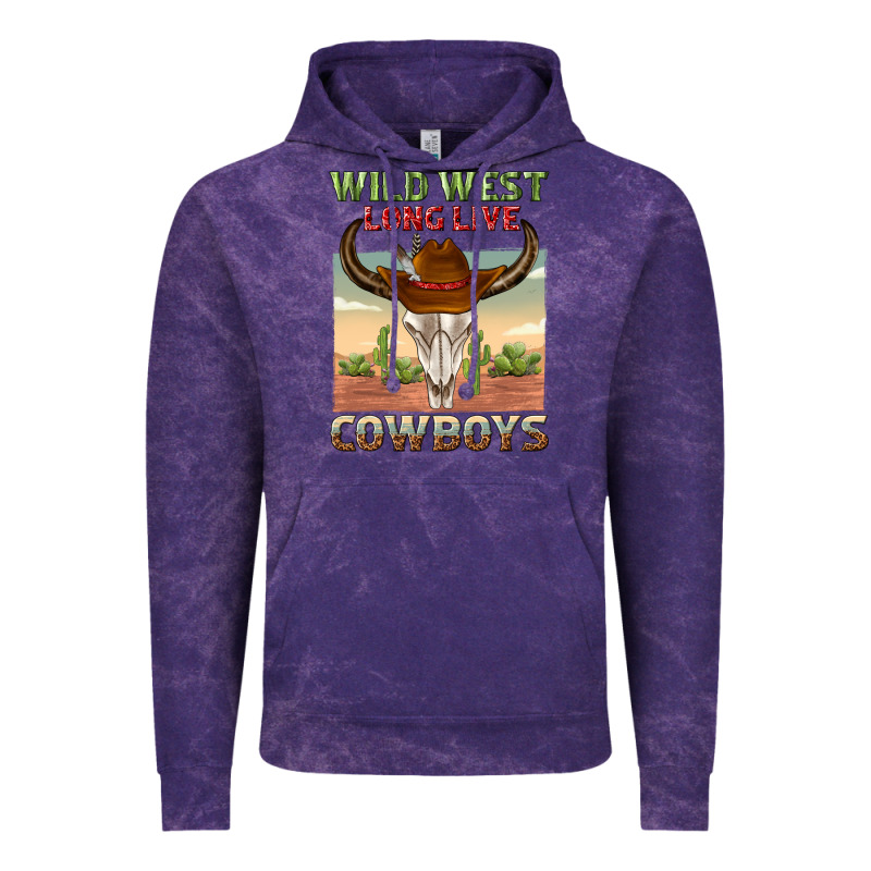 Wild West Long Live Cowboys Vintage Hoodie by texasbilliewilder | Teevron