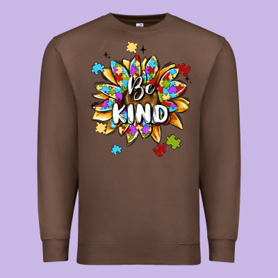 Be Kind Premium Sweatshirt Designed By Maliassmallbusiness