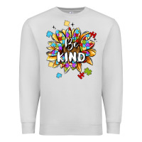 Dove Grey be kind Premium Sweatshirt - MaliasSmallBusiness