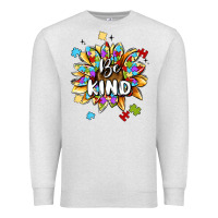 Oatmeal Heather be kind Premium Sweatshirt - MaliasSmallBusiness
