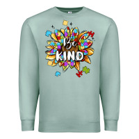 Seafoam be kind Premium Sweatshirt - MaliasSmallBusiness