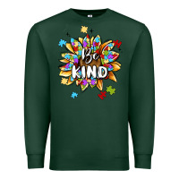 Sports Green be kind Premium Sweatshirt - MaliasSmallBusiness