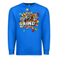 True Royal be kind Premium Sweatshirt - MaliasSmallBusiness