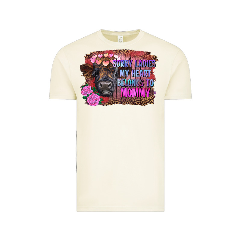 Sorry Ladies My Heart Belongs To Mommy Highland Calf Vintage Tee by RanaPortraitStore | Teevron
