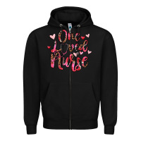 Black one loved nurse Zipper Hoodie - JahusDesignShop