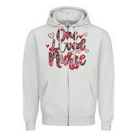 Dove Grey one loved nurse Zipper Hoodie - JahusDesignShop