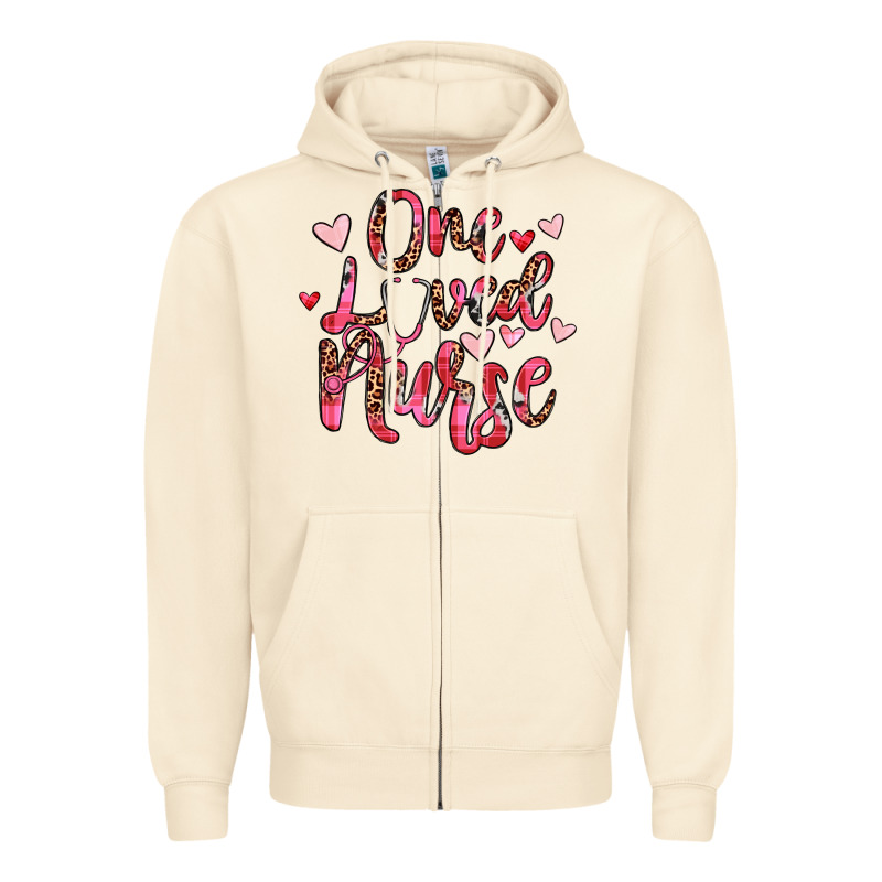 One Loved Nurse Zipper Hoodie by JahusDesignShop | Teevron