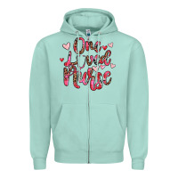 Seafoam one loved nurse Zipper Hoodie - JahusDesignShop