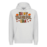 Dove Grey In My Thankful Era Premium Hoodie - MaliasSmallBusiness