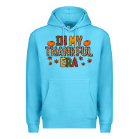 Ocean Blue In My Thankful Era Premium Hoodie - MaliasSmallBusiness