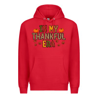 Red In My Thankful Era Premium Hoodie - MaliasSmallBusiness