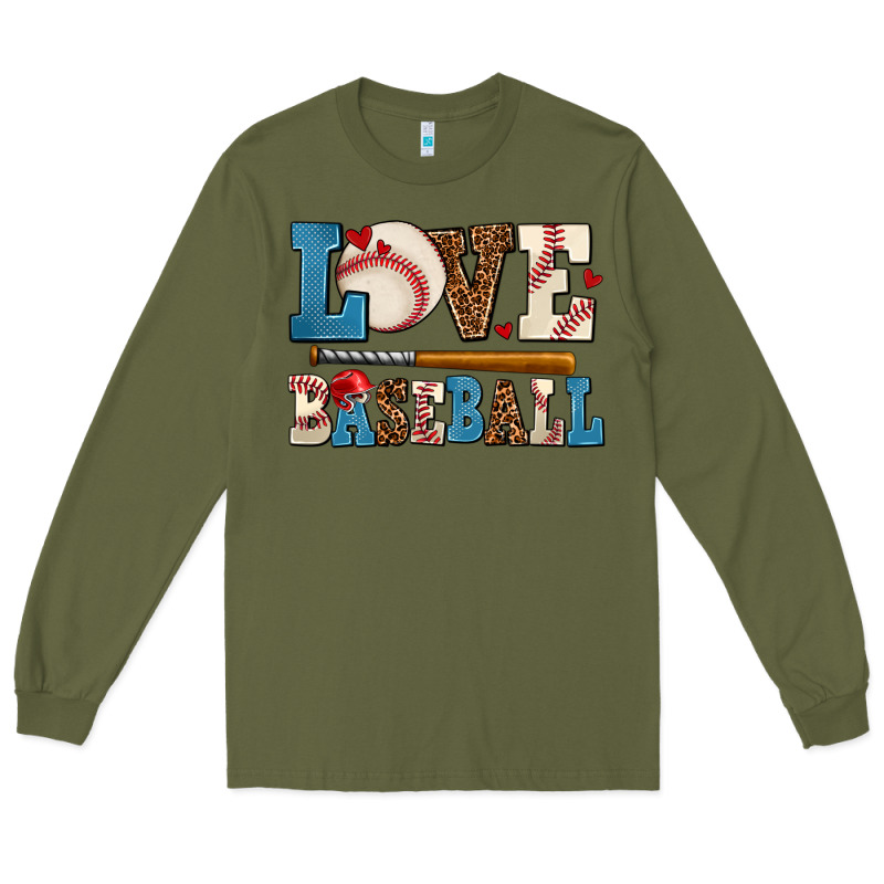 Love Baseball Long Sleeve Tee by AdoDesignShop | Teevron