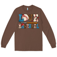 Chestnut love baseball Long Sleeve Tee - AdoDesignShop