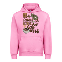 Fuchsia Pink no talkie before coffee Urban Hoodie - BarkalooDesign
