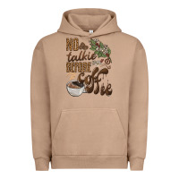 Pigment Burro no talkie before coffee Urban Hoodie - BarkalooDesign