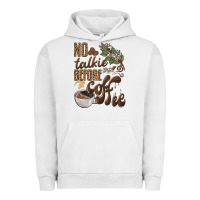 Pigment Lunar Rock no talkie before coffee Urban Hoodie - BarkalooDesign