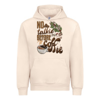 Sandshell no talkie before coffee Urban Hoodie - BarkalooDesign